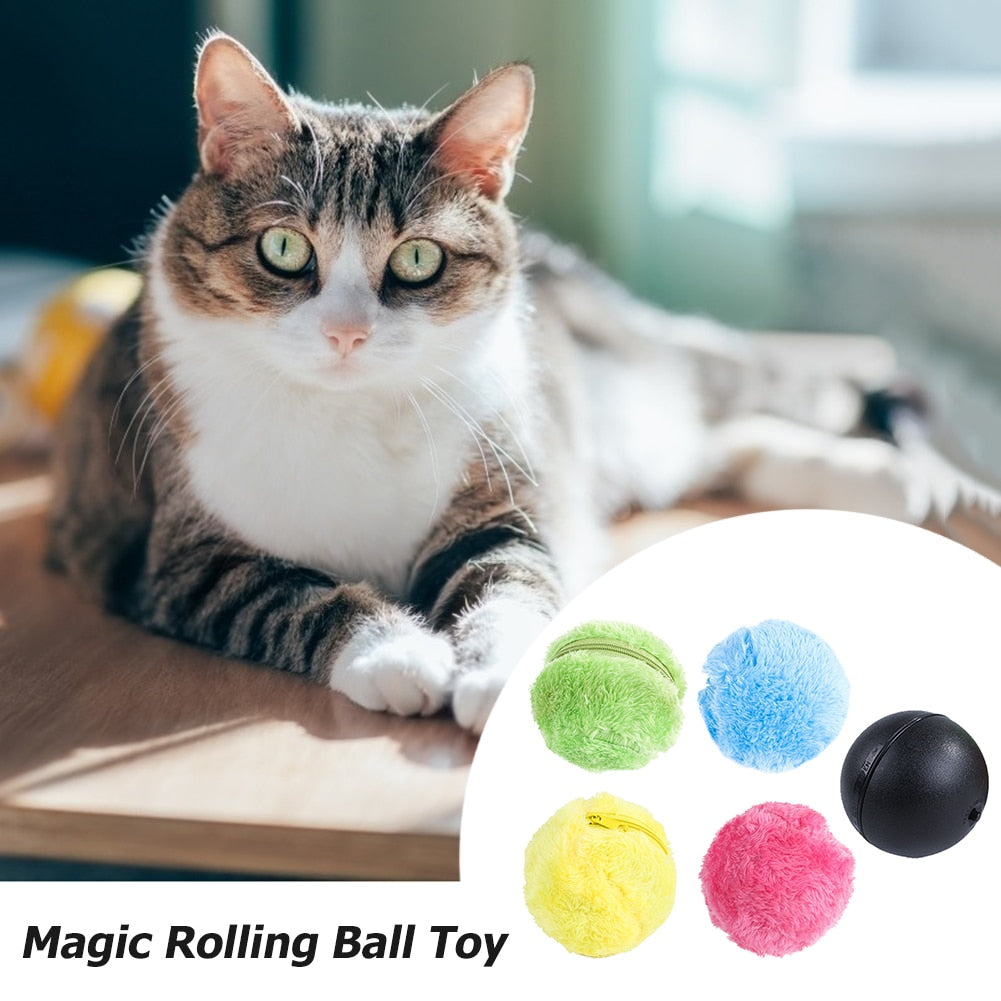 5pcs Battery powered interactive Pet Toy Ball