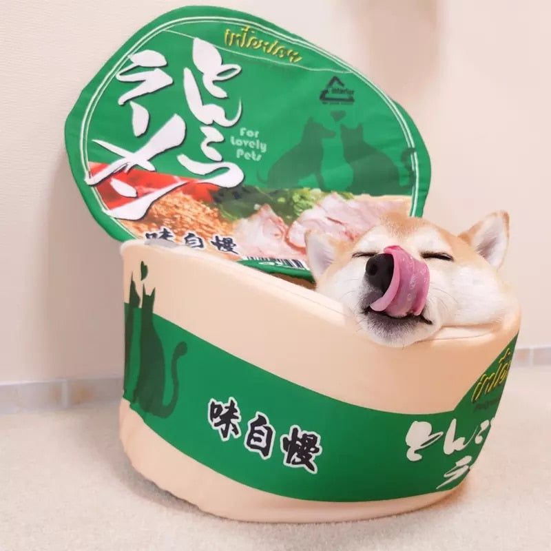 instant noodle cozy pet bed