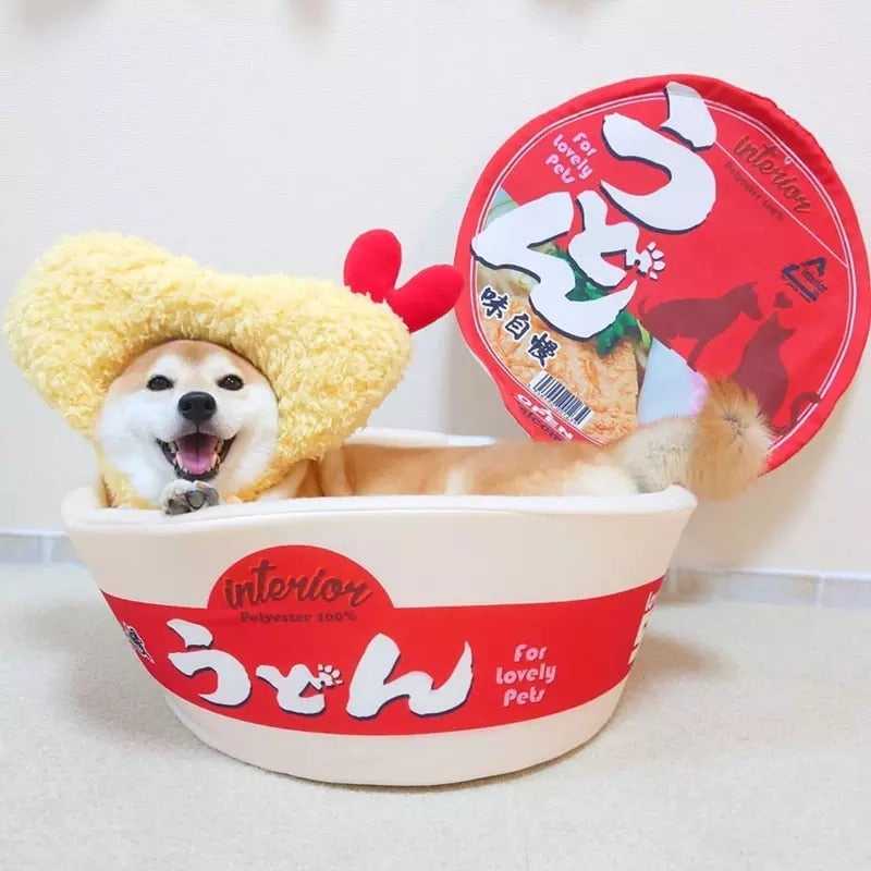 instant noodle cozy pet bed