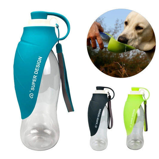 580ml portable sport water bottle for dogs or other pets