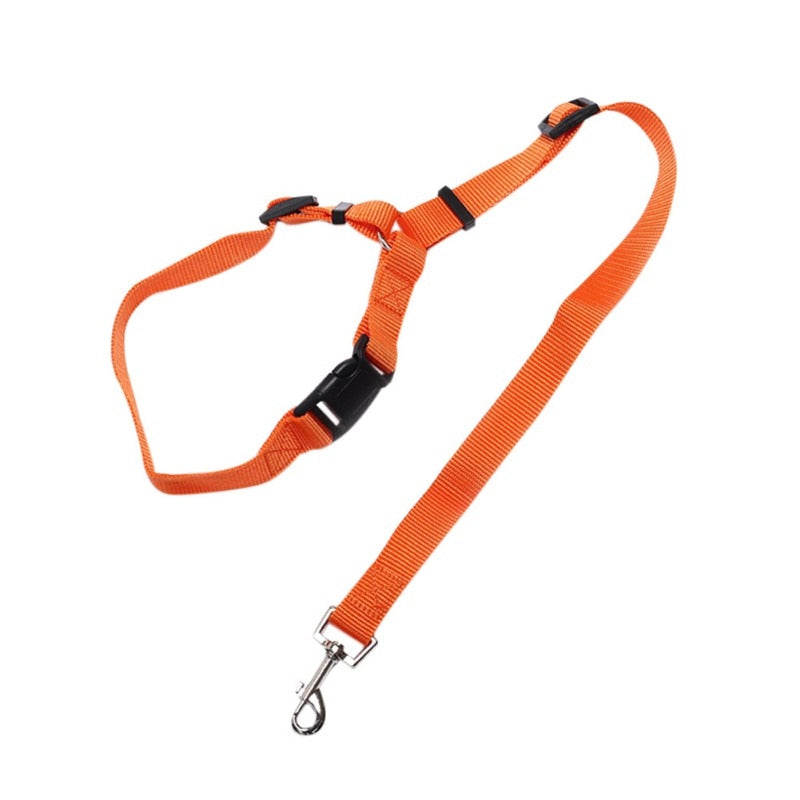 Pet Car Seat Belt with elastic strap