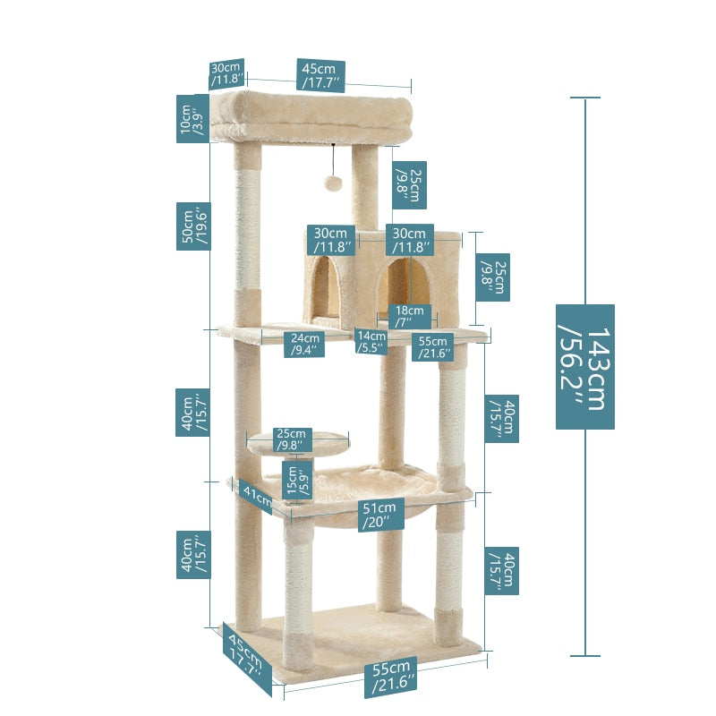 cat tree tower condo playground