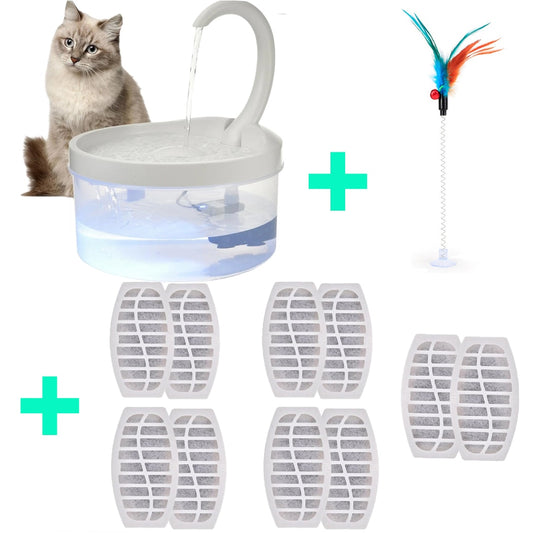 automatic pet water fountain with automatic shutoff