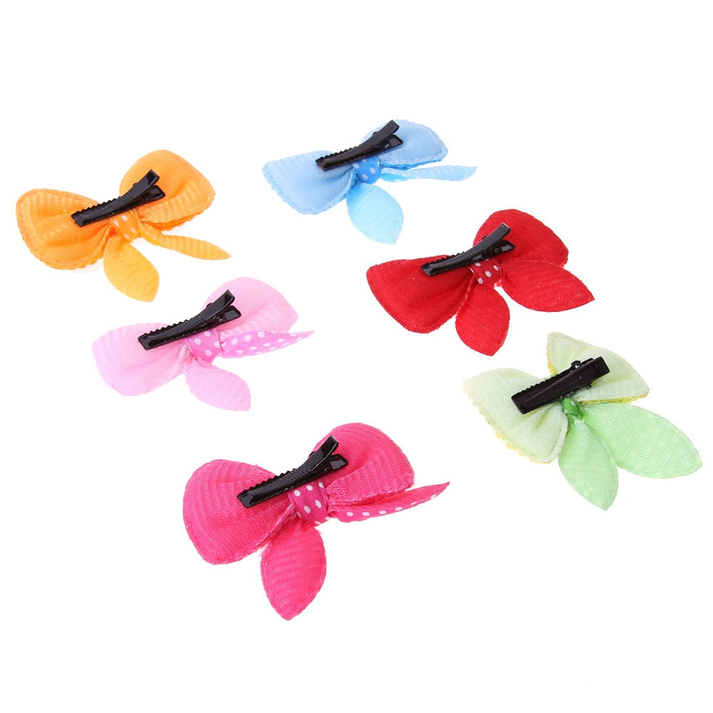 10-30pcs dog/cat/pet bow hairpin