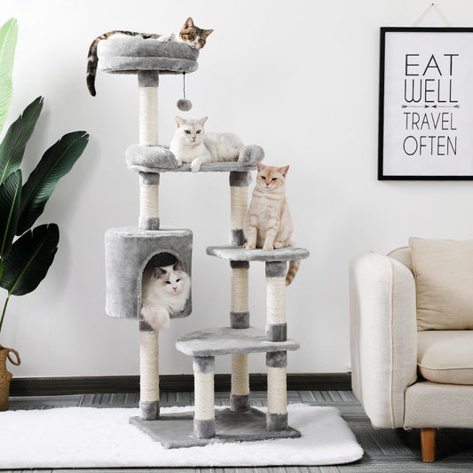 multi level cat tree house tower scratch post