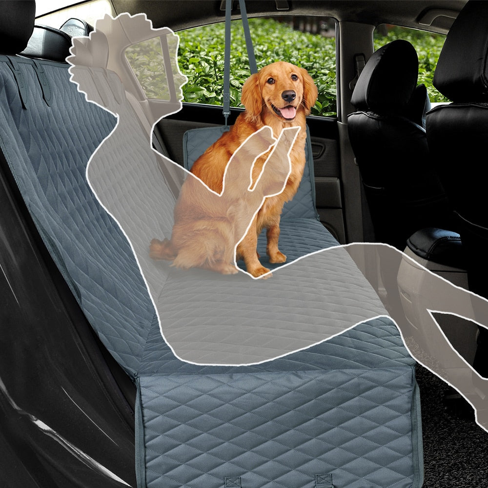 pet carrier car seat water proof back seat hammock