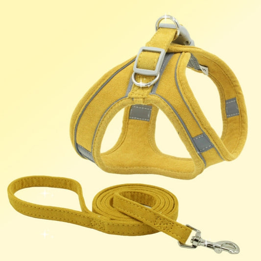 dog chest harness with reflective strip