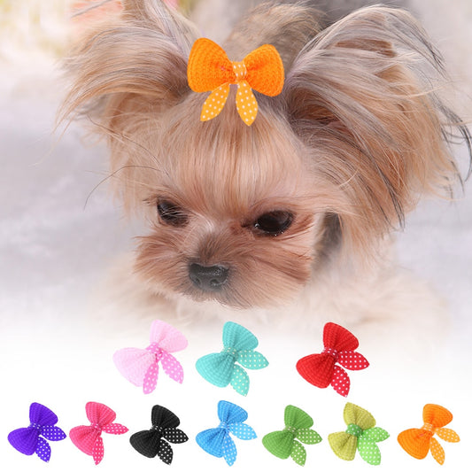 10-30pcs dog/cat/pet bow hairpin