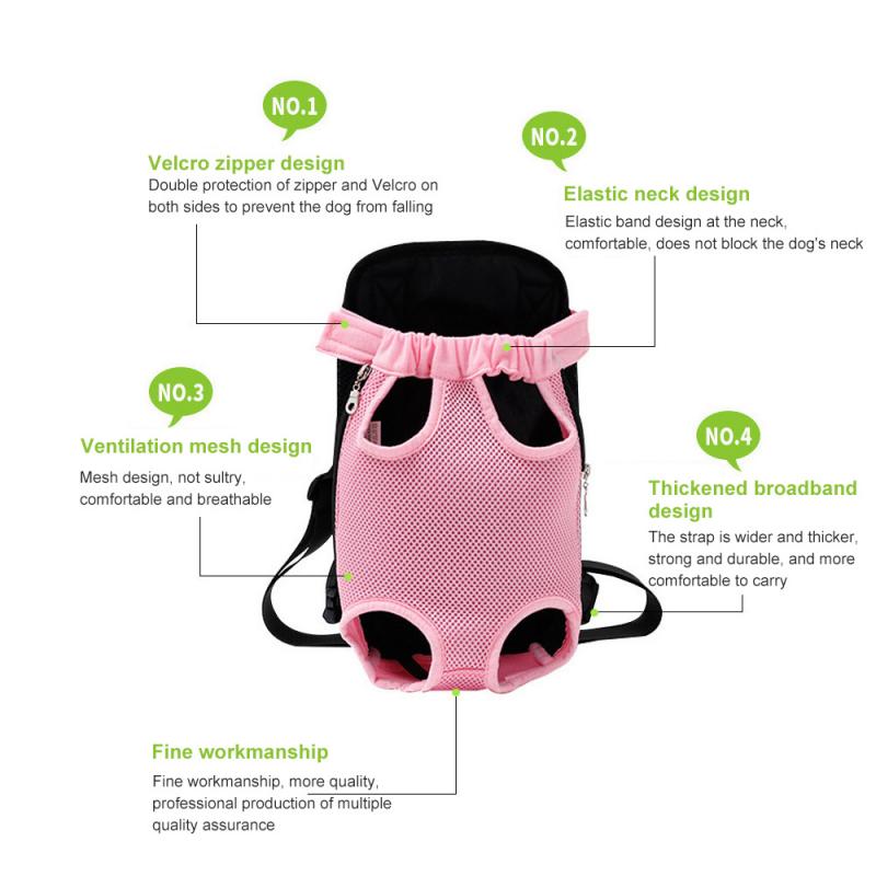 mesh breathable backpack pet carrier