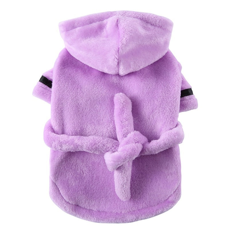 dog pet bathrobe pyjamas towel