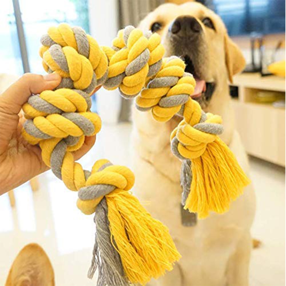 80cm large dog cotton chew rope