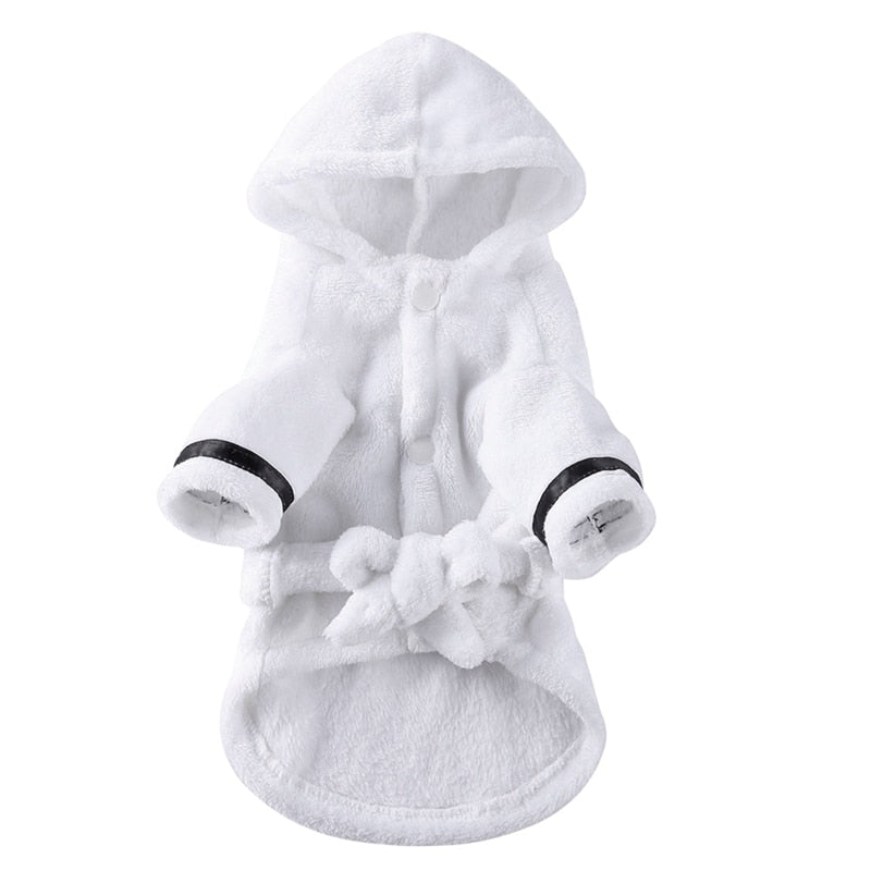 dog pet bathrobe pyjamas towel