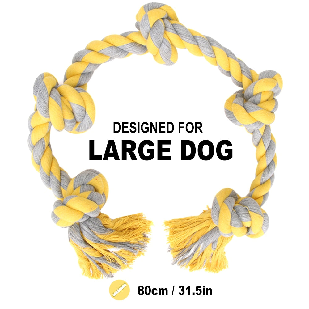 80cm large dog cotton chew rope