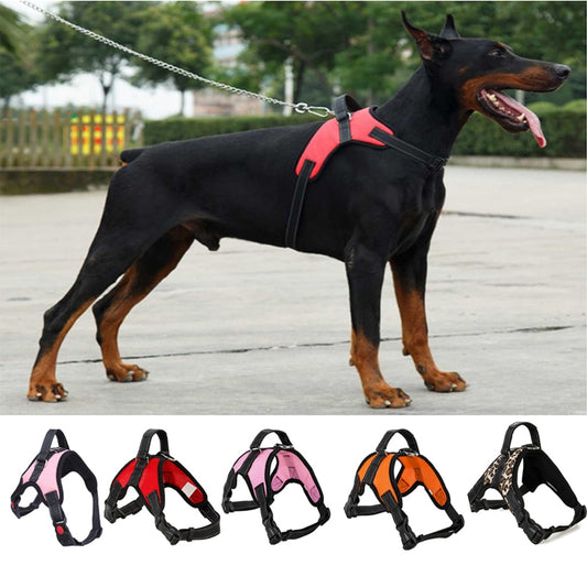 Big Heavy Duty Dog Pet Harness adjustable collar