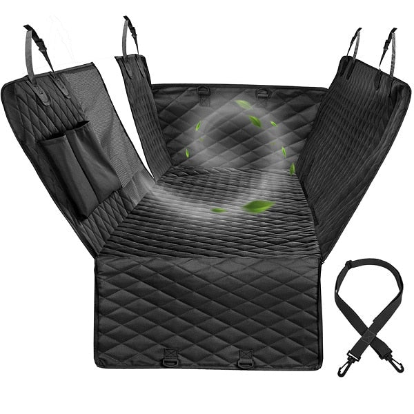 pet carrier car seat water proof back seat hammock