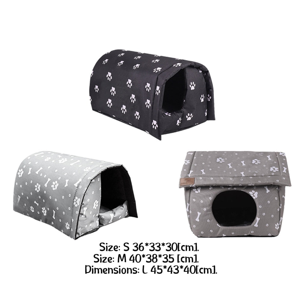 outdoor cat small dog pet insulated shelter