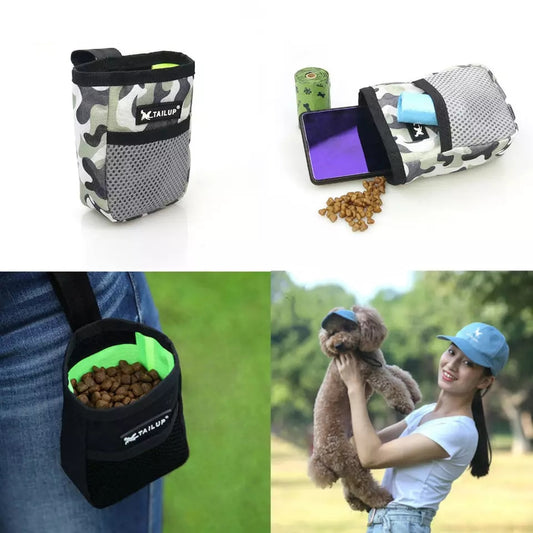 portable dog pet snack bag large capacity