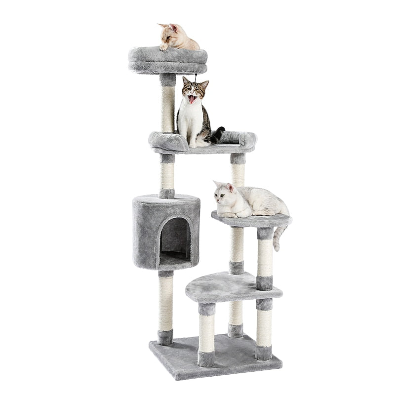 multi level cat tree house tower scratch post