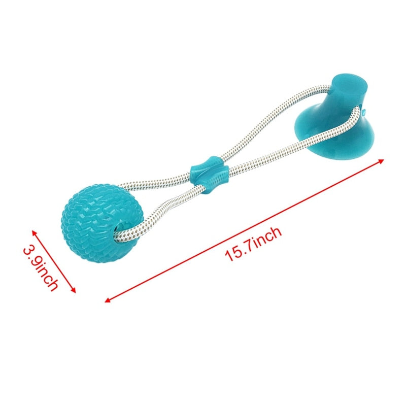 suction cup rubber chew toy