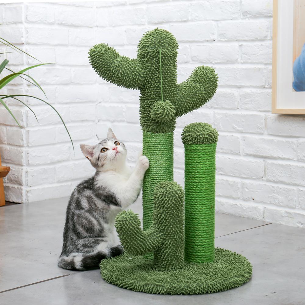 2 size cactus style cat scratch post