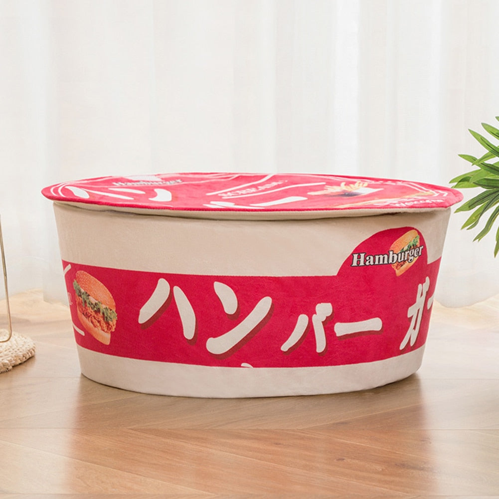 instant cup o noodles comfortable bed house