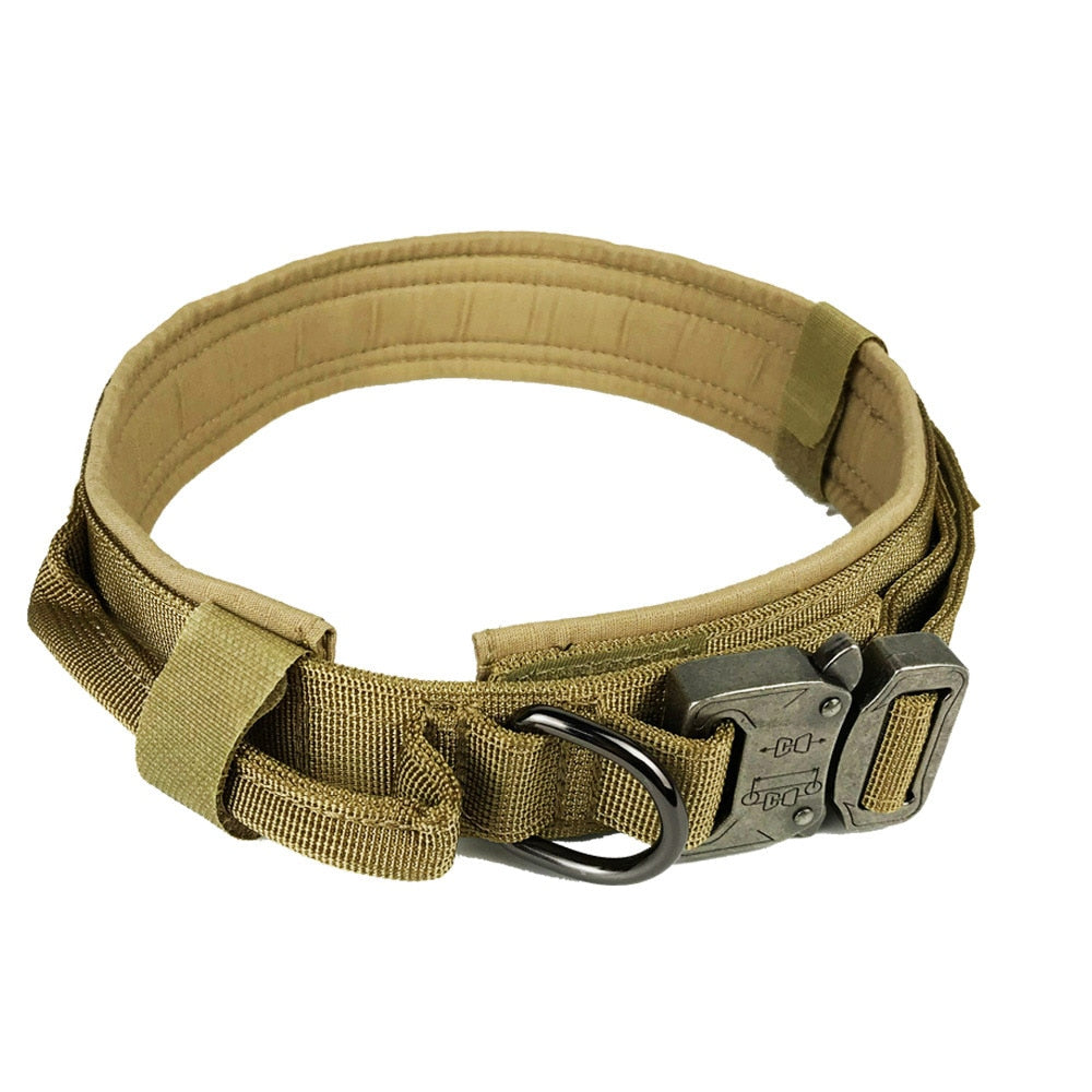 Durable Tactical adjustable military dog collar