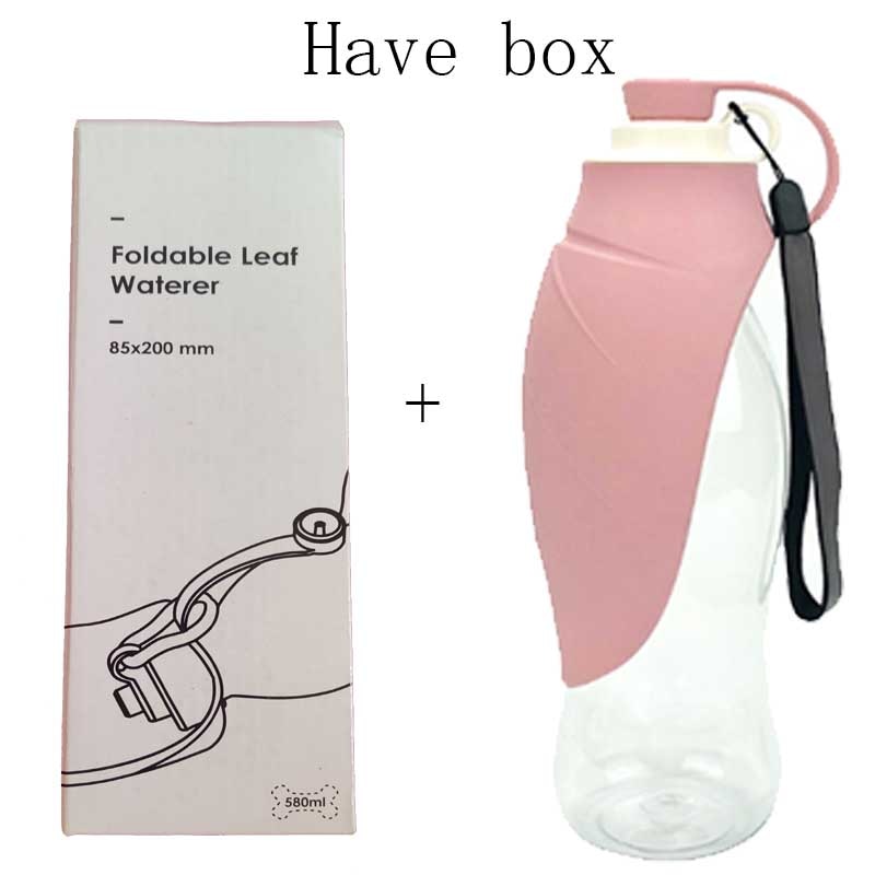 580ml portable sport water bottle for dogs or other pets