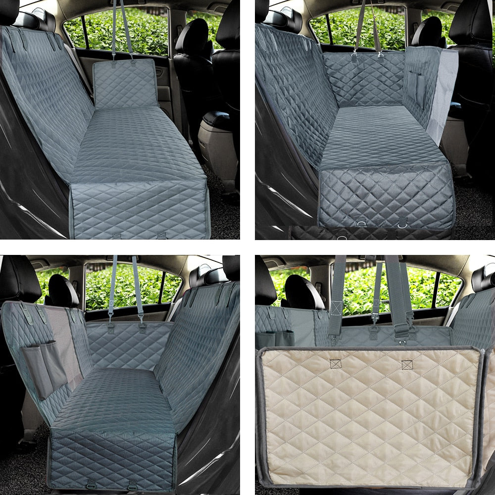 pet carrier car seat water proof back seat hammock