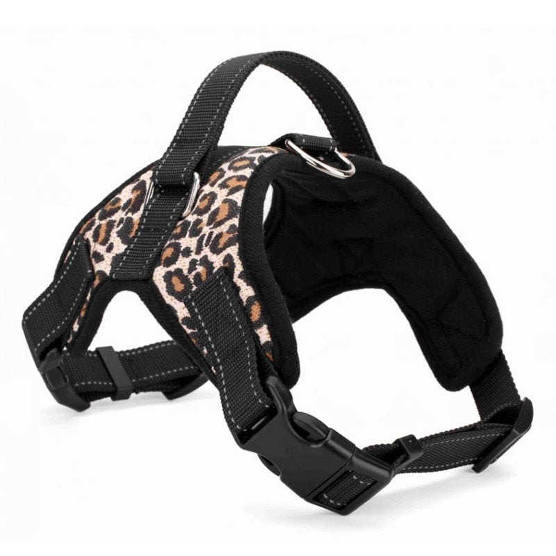 Big Heavy Duty Dog Pet Harness adjustable collar