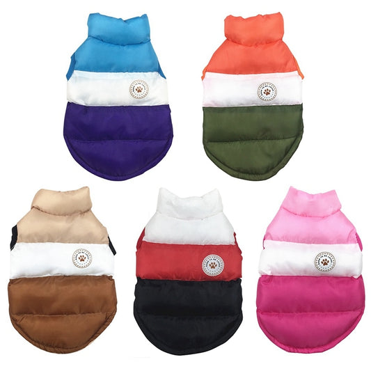 small dog puppy warm jacket vest