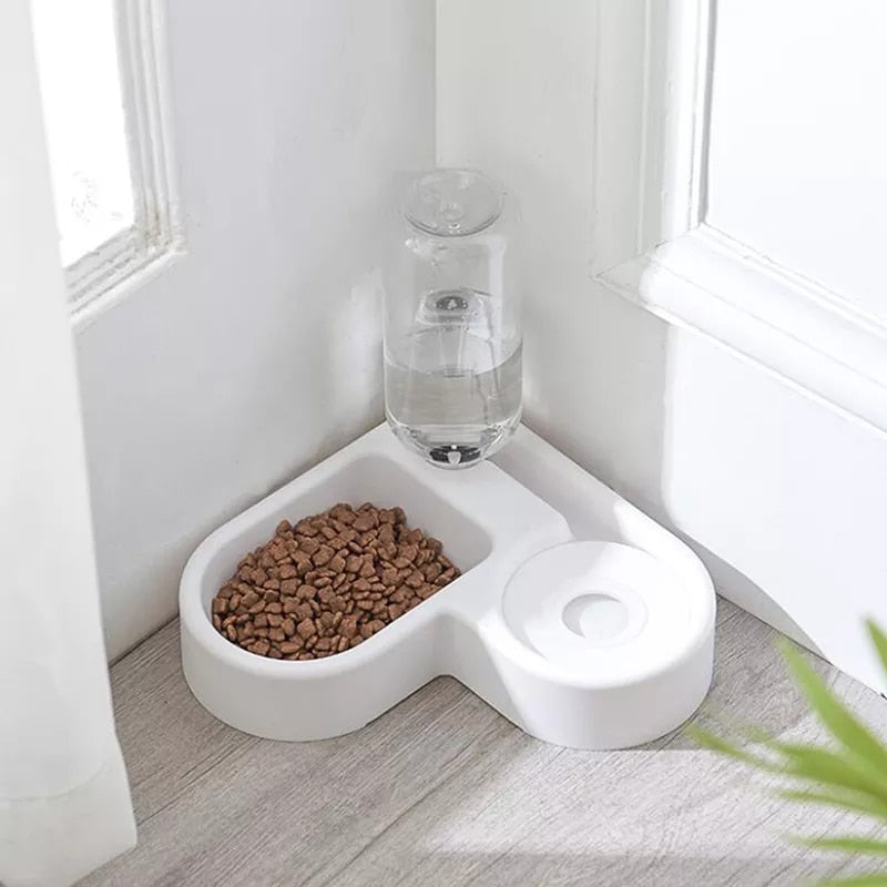 pet corner automatic water feeder bowl combo