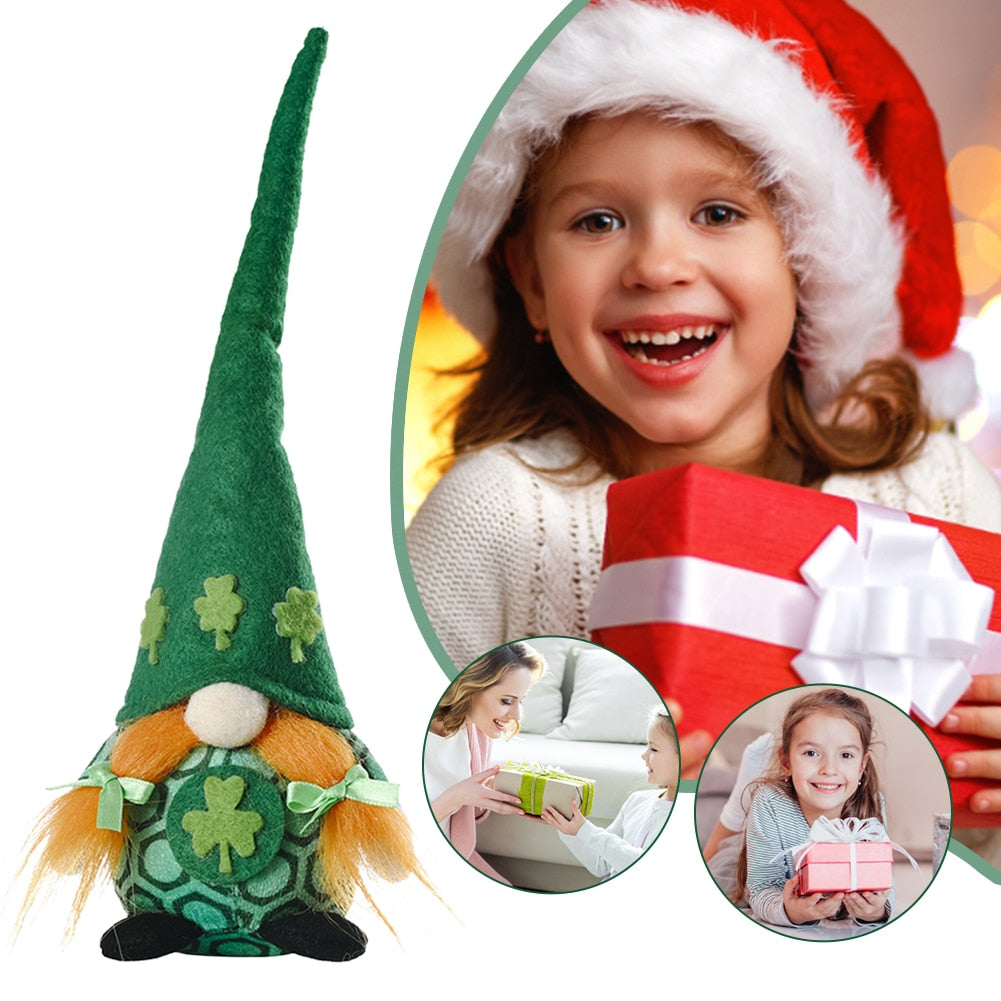 Irish Elf Ornament Green Hat