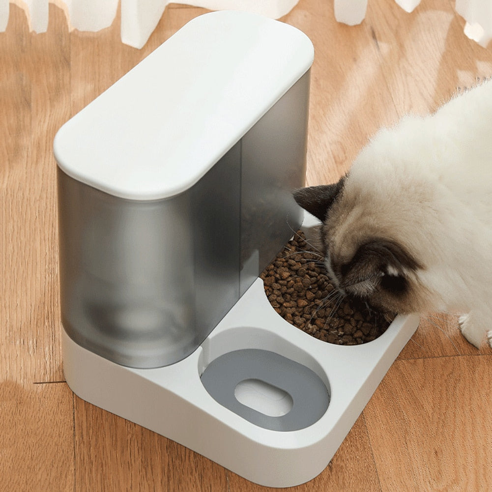 Pet Cat Dog Food Bowl  Automatic Feeder