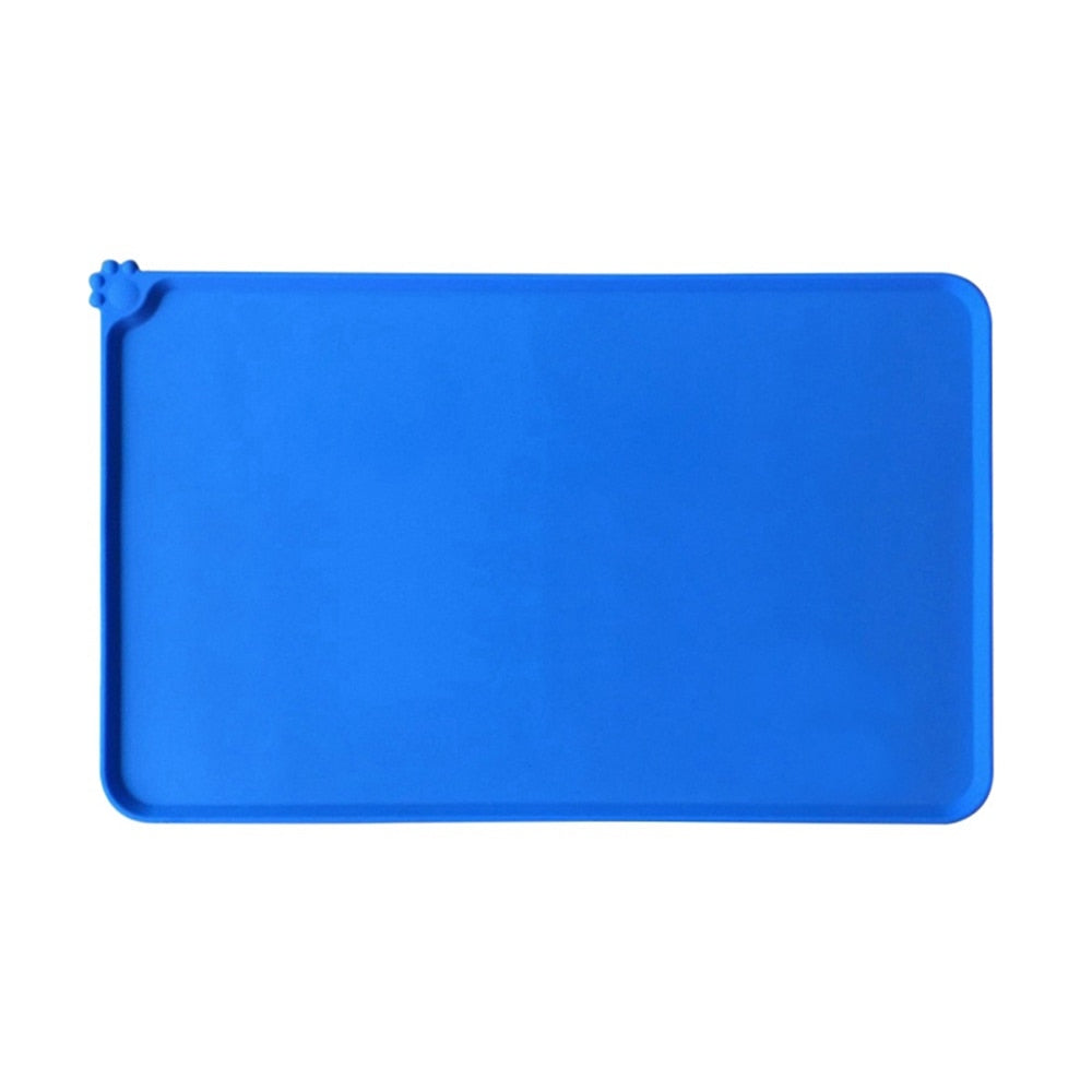 pet feeding silicone nonslip waterproof feeding mat