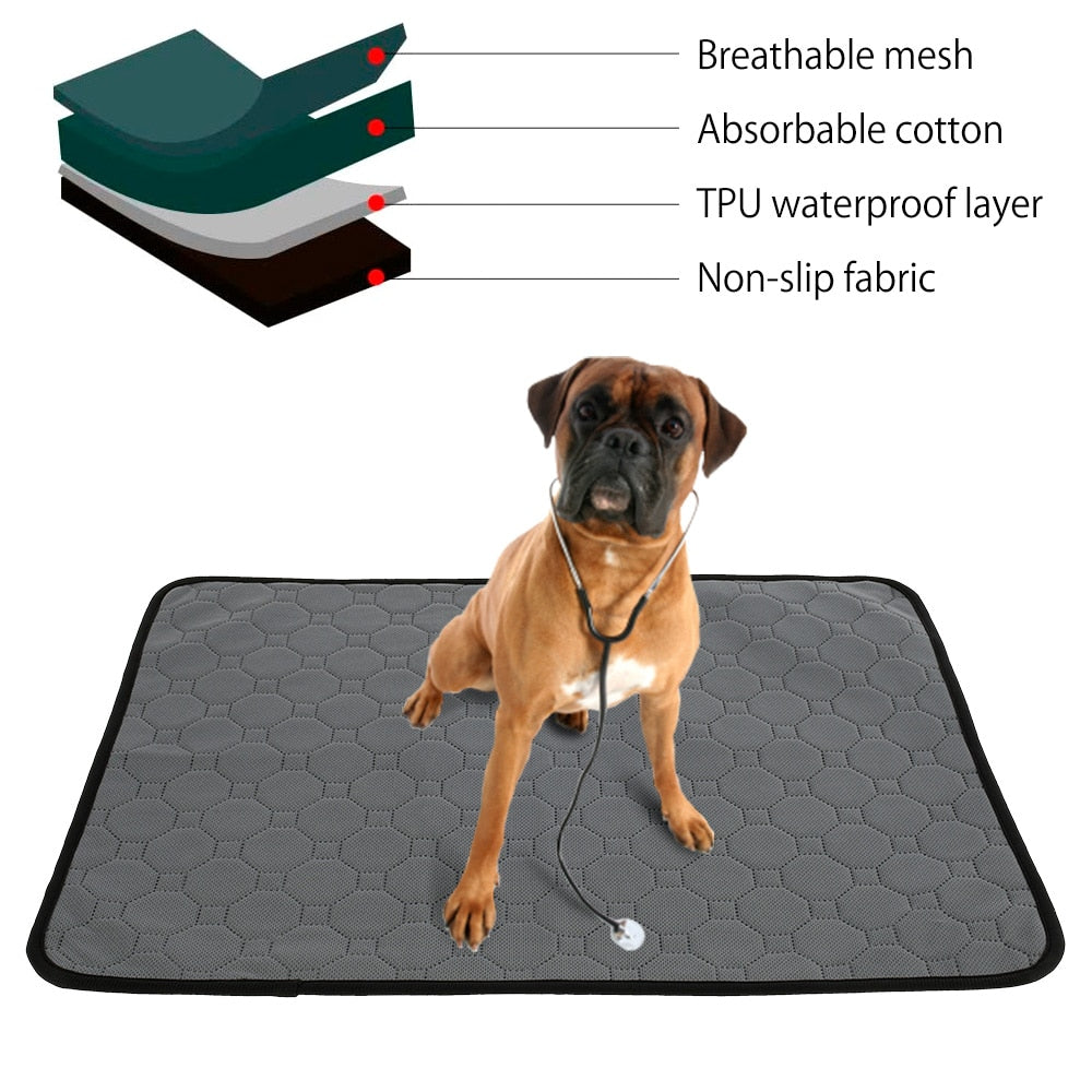 washable reusable pet toilet training pad