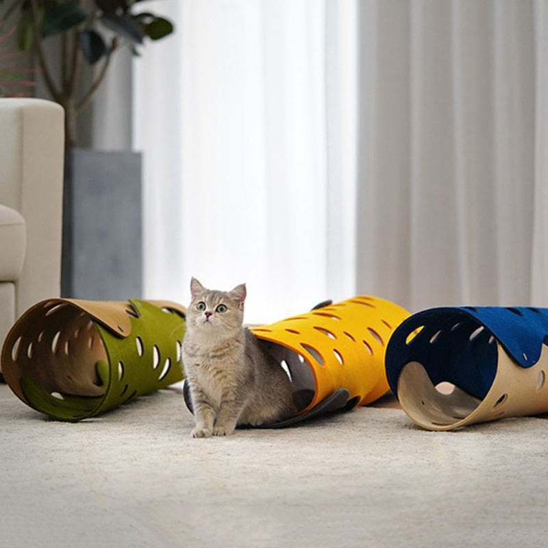 3.2M Interactive Toy Tube Tunnel Pet Cat