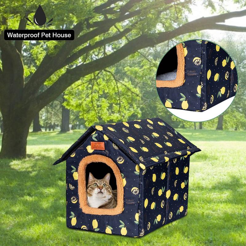 indoor outdoor winter warm cat puppy house