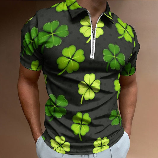 Mens St Patricks Day Fashion Casual 3D Digital Print