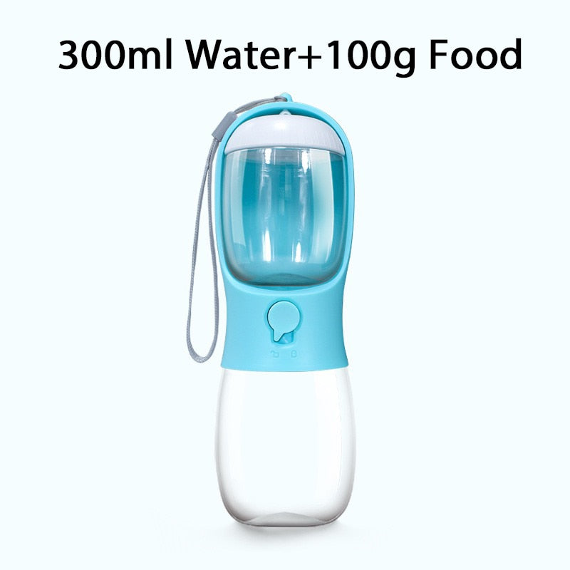 portable pet food and water feeder