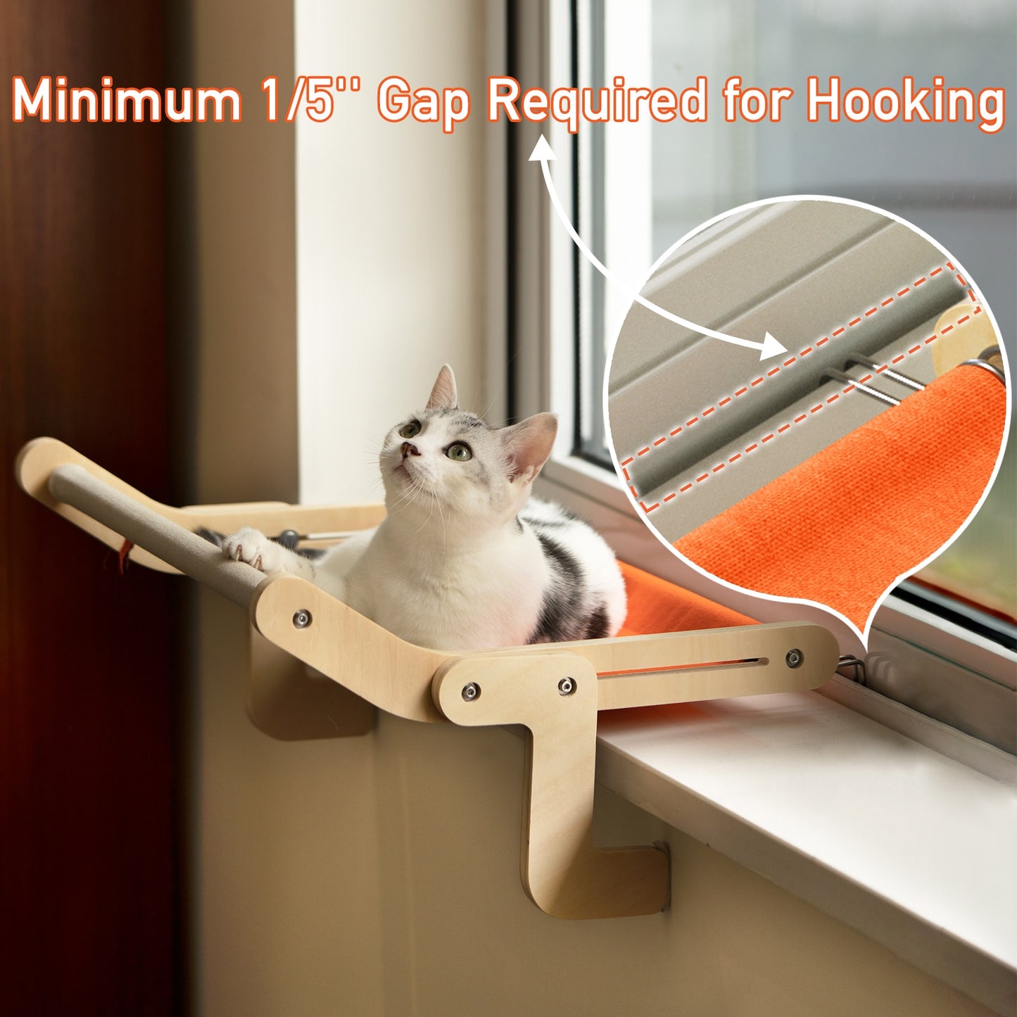 sturdy cat window perch lounge hammock