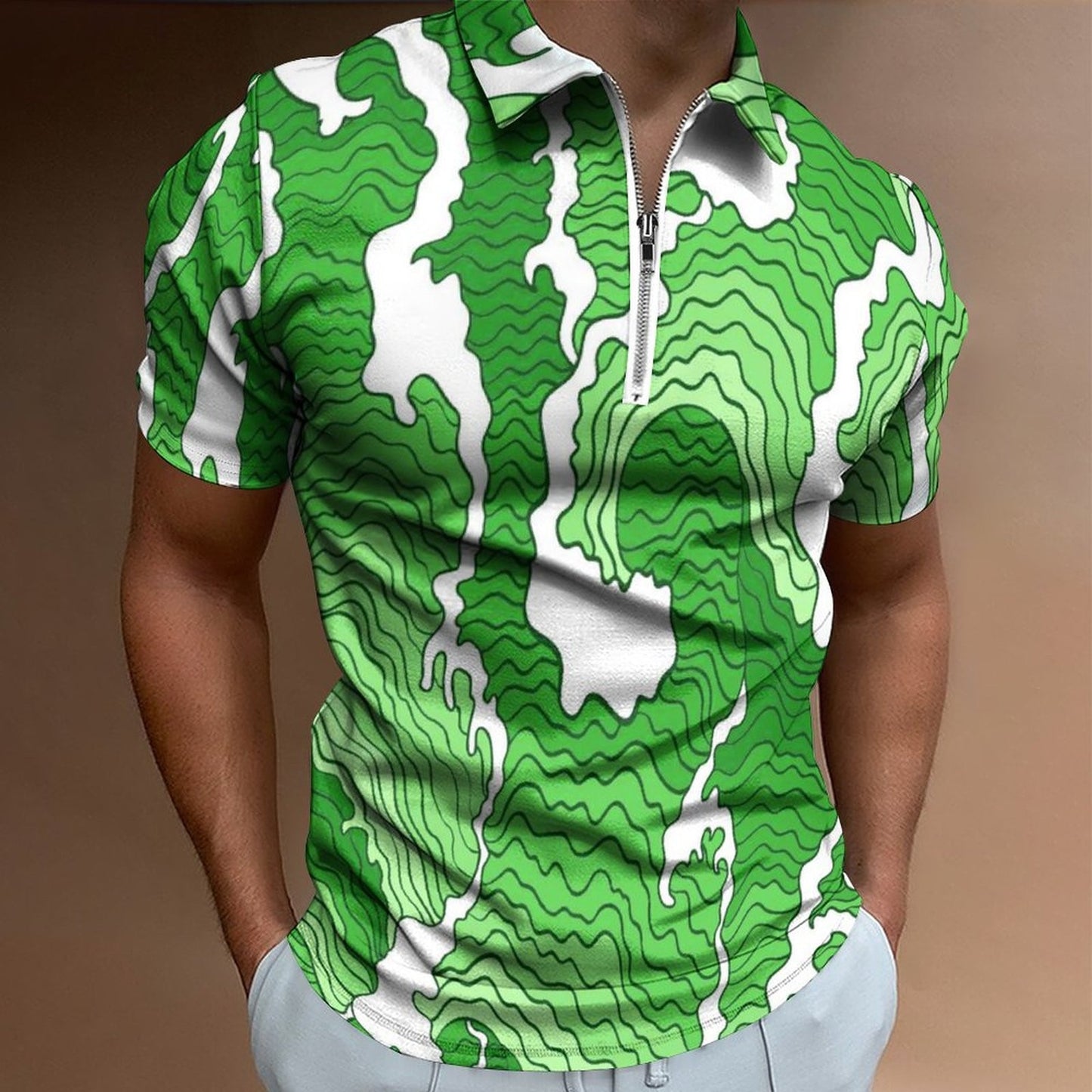 Mens St Patricks Day Fashion Casual 3D Digital Print