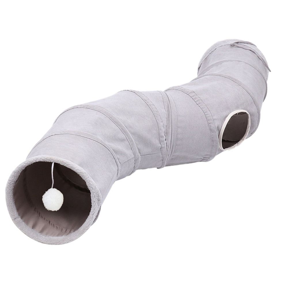 Cat Tunnel for Indoor Cats Collapsible