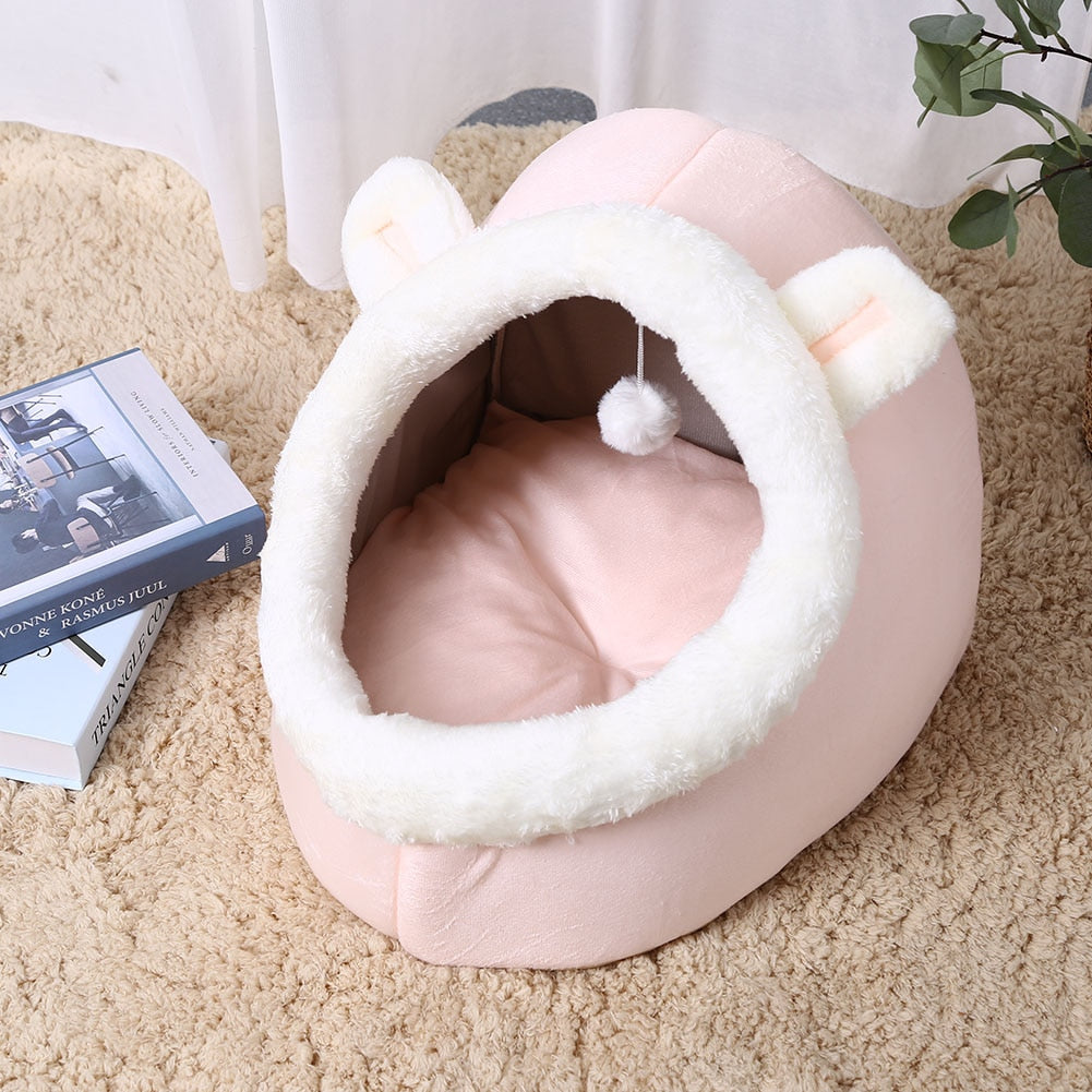 comfortable cozy cave pet bed