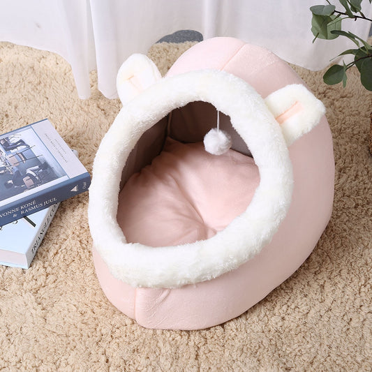 comfortable cozy cave pet bed