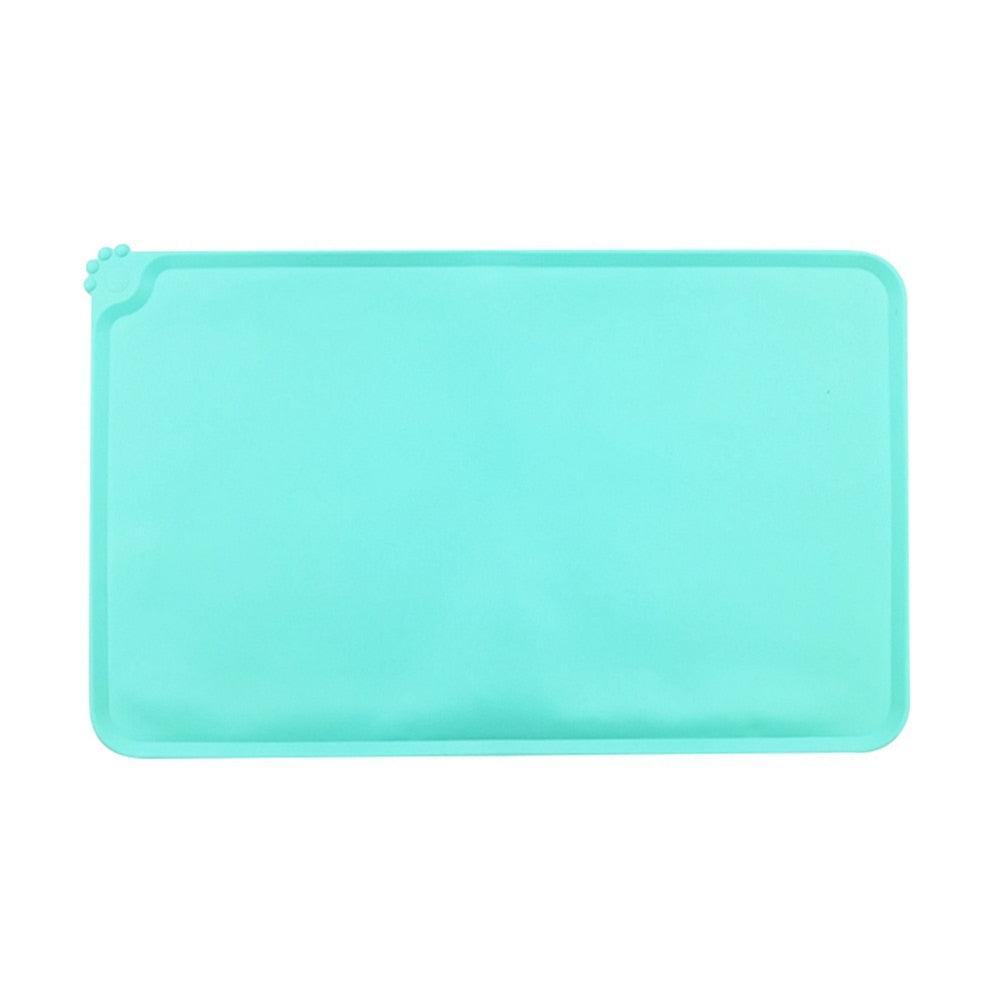 pet feeding silicone nonslip waterproof feeding mat