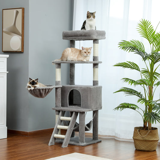 Cat Tree Scratching Post Multi-Level Pet Climbing Tree